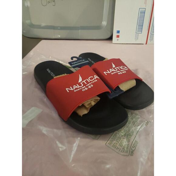 Nautica Other - Nautica Men's Size 13 Athletic PORTER Slide Comfort Sandal Shower Slippers #00r
